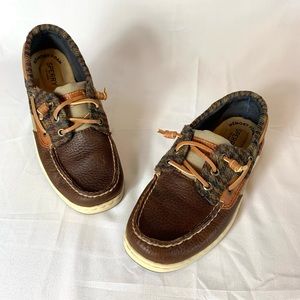 Womens Sperry Rosefish Walnut Boat Shoes Size 6.5M